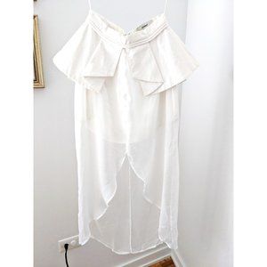 C/Meo Collective White Skirt Size S